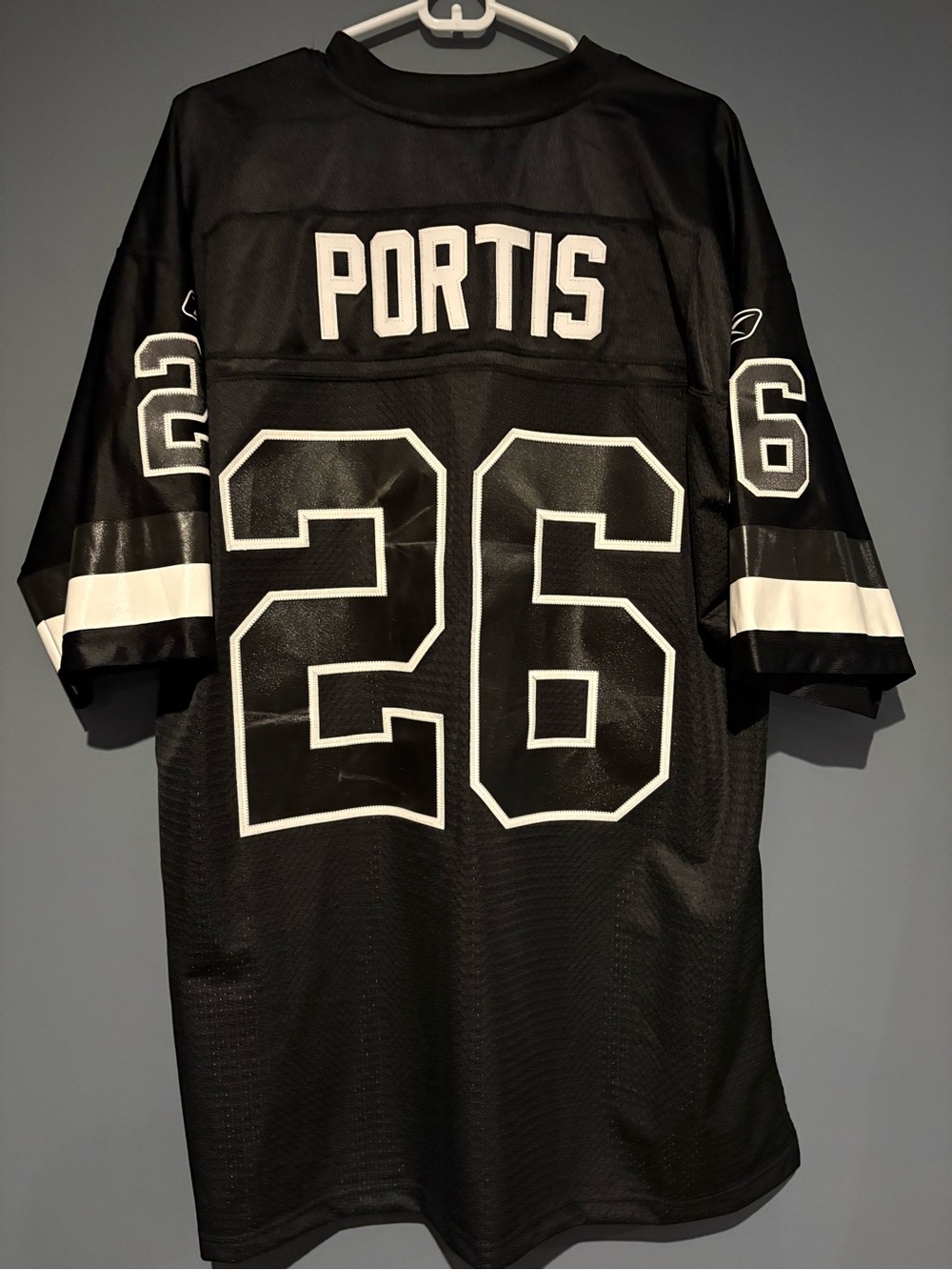 Vintage Clinton Portis Washington Redskins Black XL Jersey Reebok #26 NFL